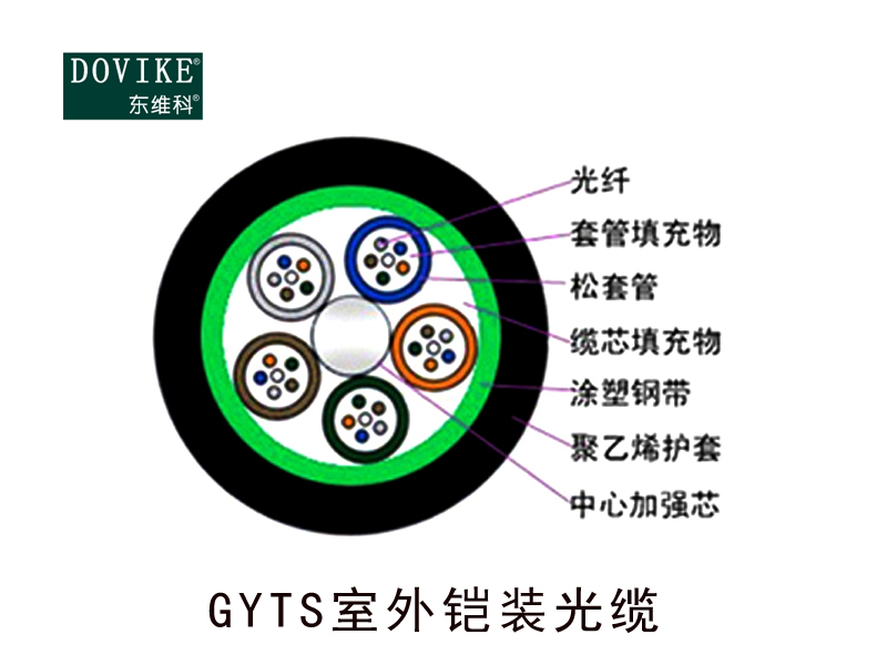 GYTS室外铠装光缆，24芯GYTS铠装光缆--江苏东维通信科技有限公司