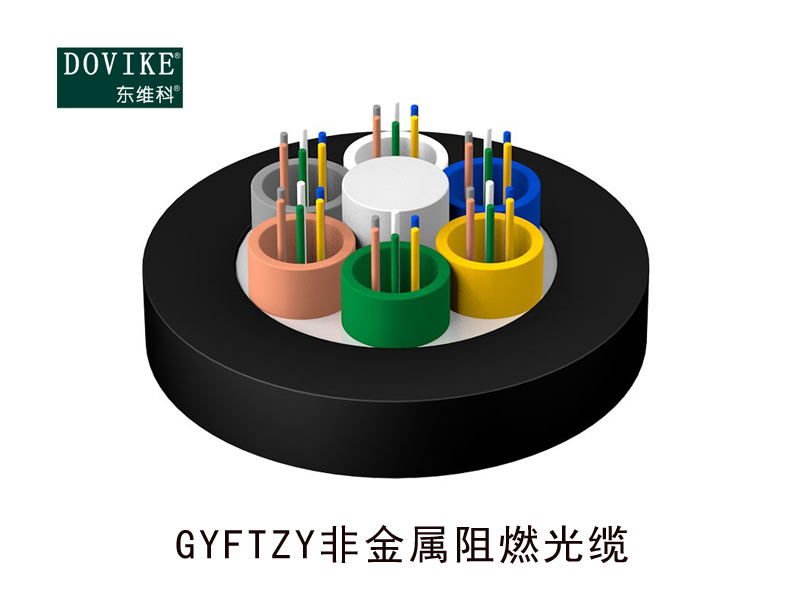 GYFTZY非金属阻燃光缆  24芯GYFTZY阻燃光缆--江苏东维通信科技有限公司